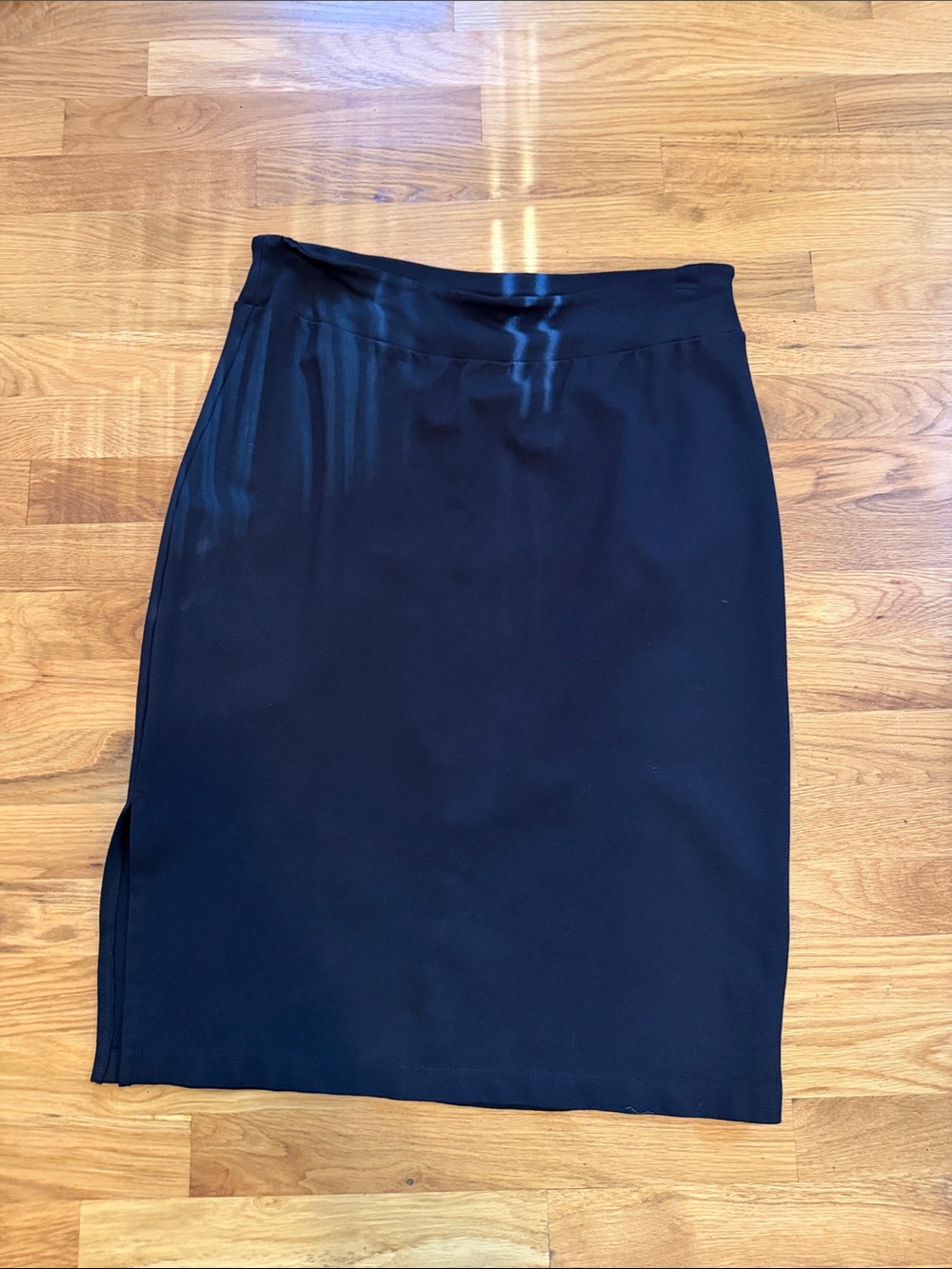 Nine West Black Pencil Skirt with Side Vent